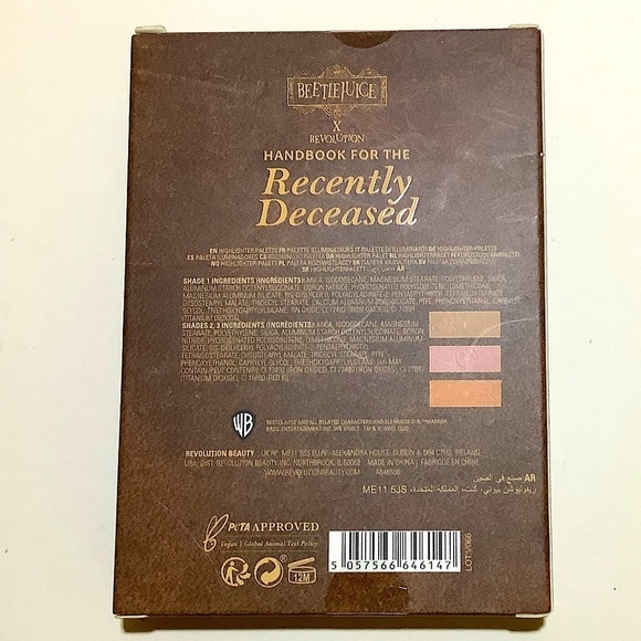 Beetlejuice x Revolution Handbook For The Recently Deceased New - Picture 2 of 4